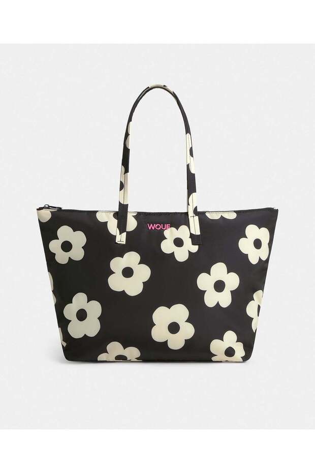 Night Daisy Shopper - Shopping Bag