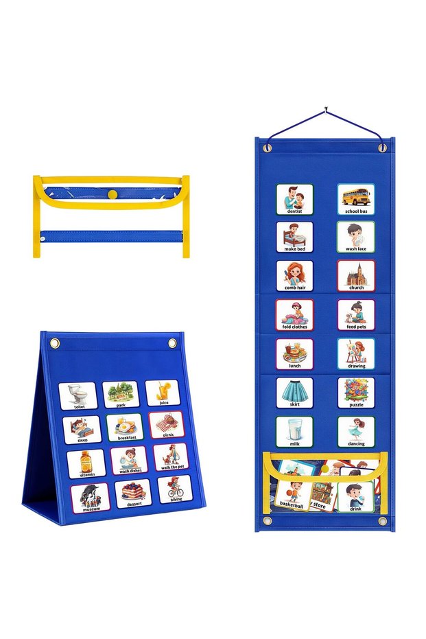 Kids Visual Schedule Calendar Chart