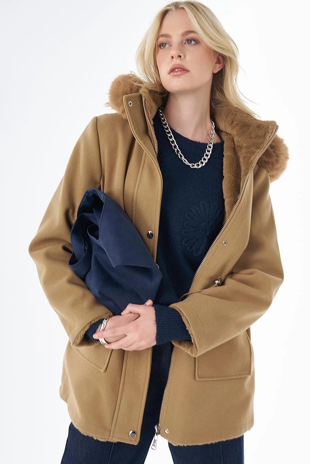 Double Sided Coat Beige
