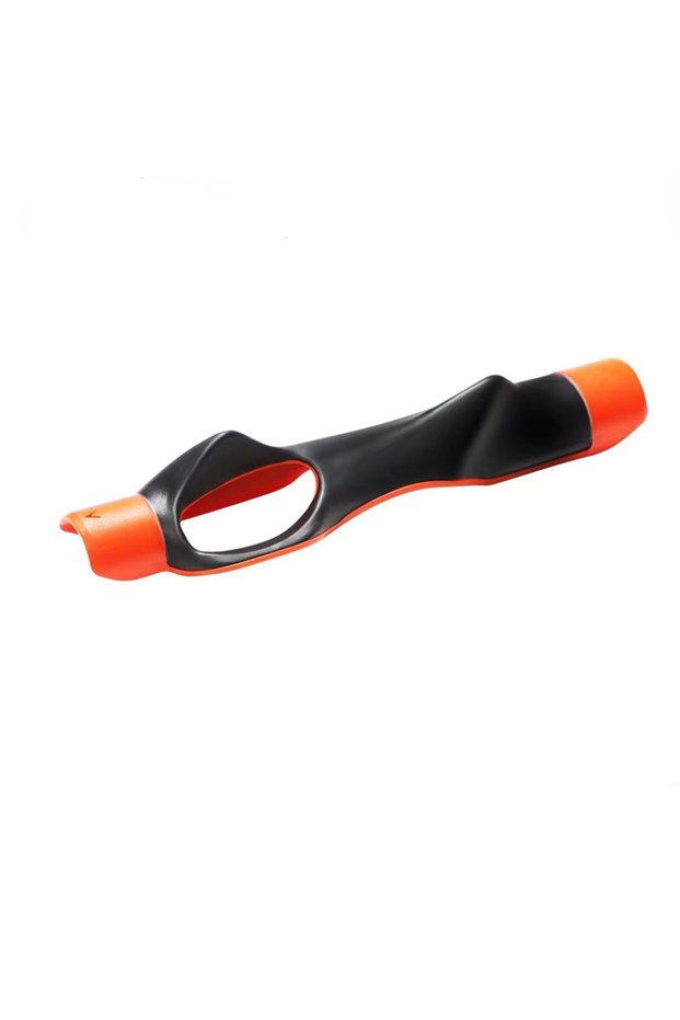 Orange Professional Portable Anti-slip Golf Swing Trainer Grip Aid To Help Train Correct Hand Po