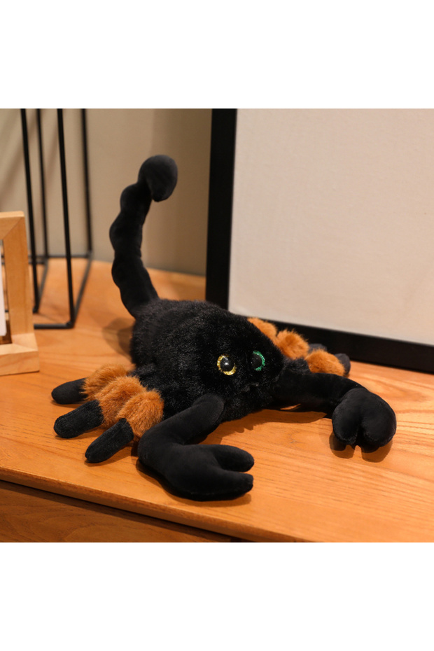 20x15cm-pendant Brown Cute Scorpion Plush Toy Lifelike Scorpion Plush Pendant Soft Creeping Trick To