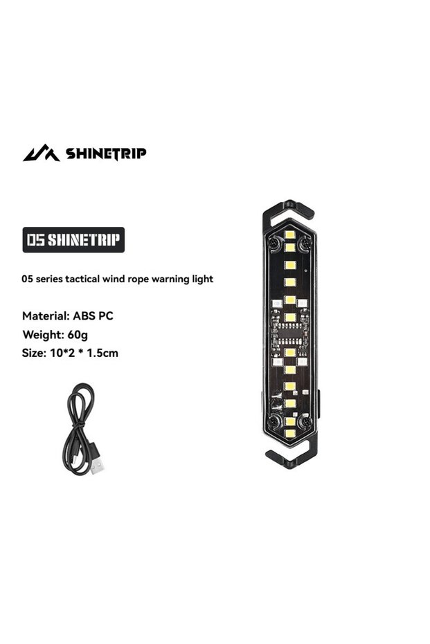 05 light Shinetrip 05 Tactical Wind Rope Buckle Light Wind Rope Warning Light Atmosphere Decoration