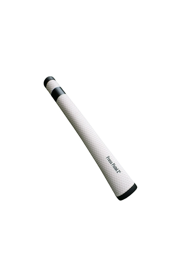 White Golf Putter Grip 2° Offset Hole Design Classic Black White Color Honeycomb Anti-Slip Texture P