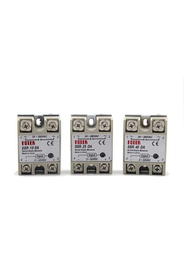 10DA مرحل الحالة الصلبة SSR-10DA SSR 25DA SSR-40DA محول تيار متردد/تيار مستمر، مدخل 3-32 فولت تيار مستمر، مصدر طاقة، حمل 24