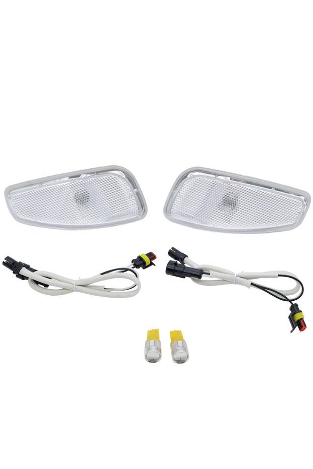 White (amber) Car Turn Signal Head Light Side Lamp For Jeep Renegade 2014-2023 Accessories Side Refl