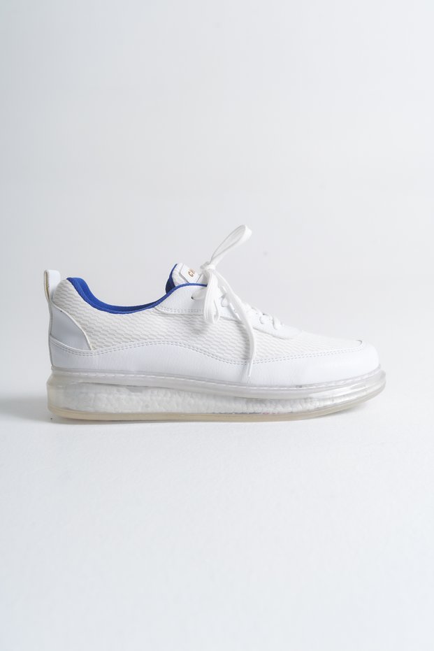 Ch181 - Rrt İpekyol Men's Shoes White / Sax Blue