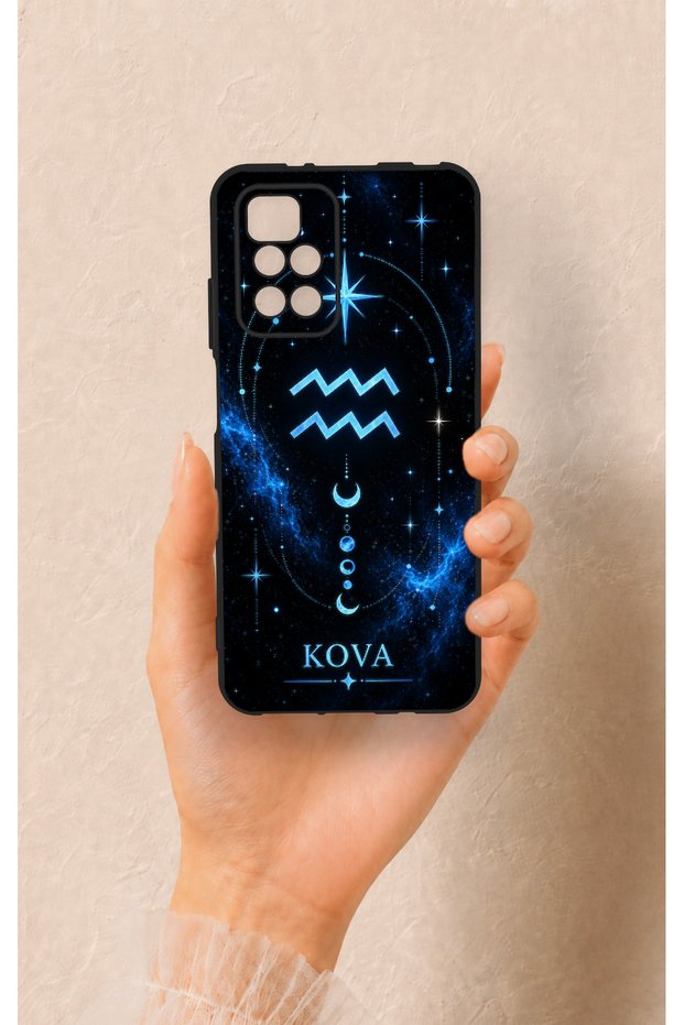Redmi 10 2022 Compatible Bucket Constellation-Themed Patterned Silicone Case.