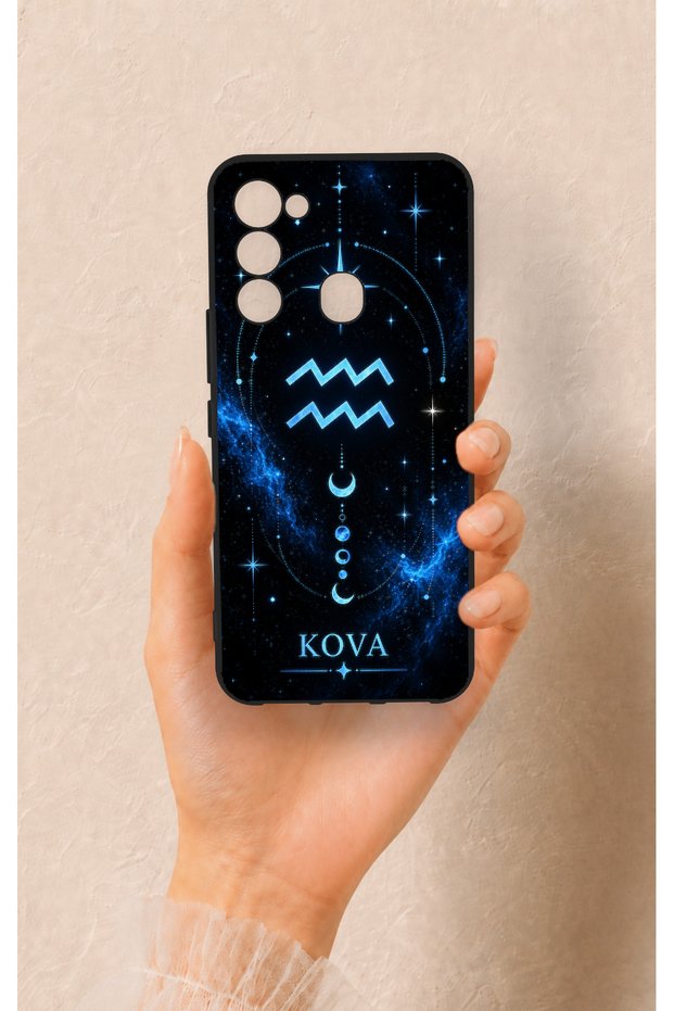 Tecno Spark 8C Compatible Bucket Constellation-Themed Patterned Silicone Case.
