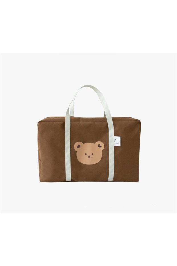 Coffee bear Large Capacity Mommy Bag for Maternity Hospital Bag Kindergarten Quilt Storage Bag Diape
