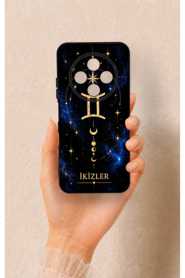 Tecno Spark 30C Compatible Silicone Case with a Gemini-Themed Pattern.