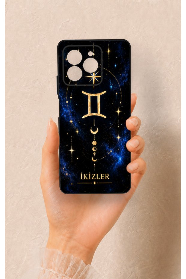 Omix X7 Compatible Silicone Case with a Gemini-Themed Pattern.