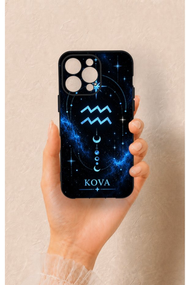 iPhone 14 Pro Max Compatible Bucket Constellation-Themed Patterned Silicone Case.