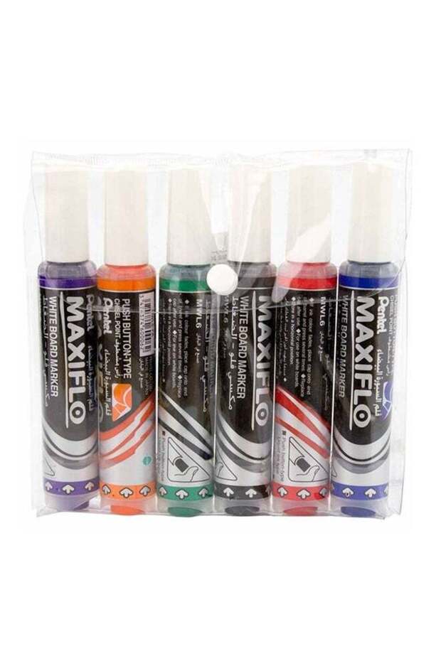 6-Piece Maxiflo Whiteboard Marker Set Multicolour