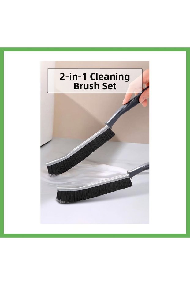 2-in-1 Multi-Purpose Cleaning Brush & Grout Brush & Kitchen and Bathroom Cleaning Brush GEN01