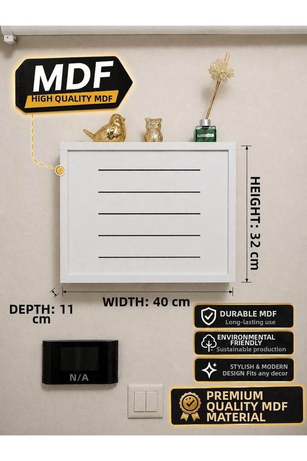 Decorative Modem Storage Box Mdf 40×32×11