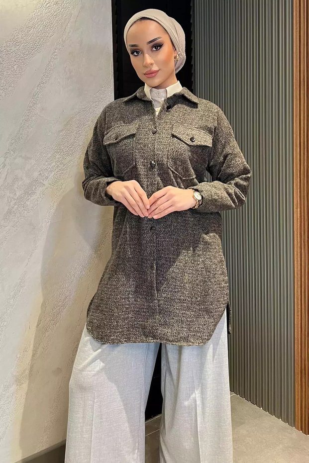 Kaşe Long Hijab Tunic