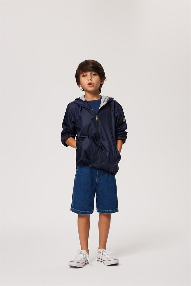 Sam Boy's Raincoat Navy Blue