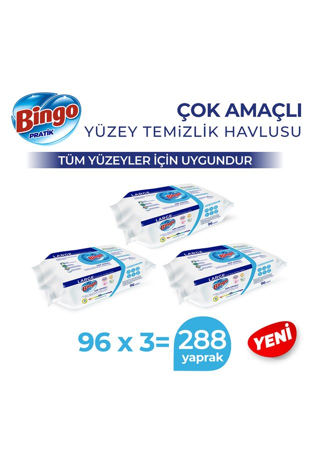 Surface Cleaning Towel Large White Soap 96X3 (288 Sheets)