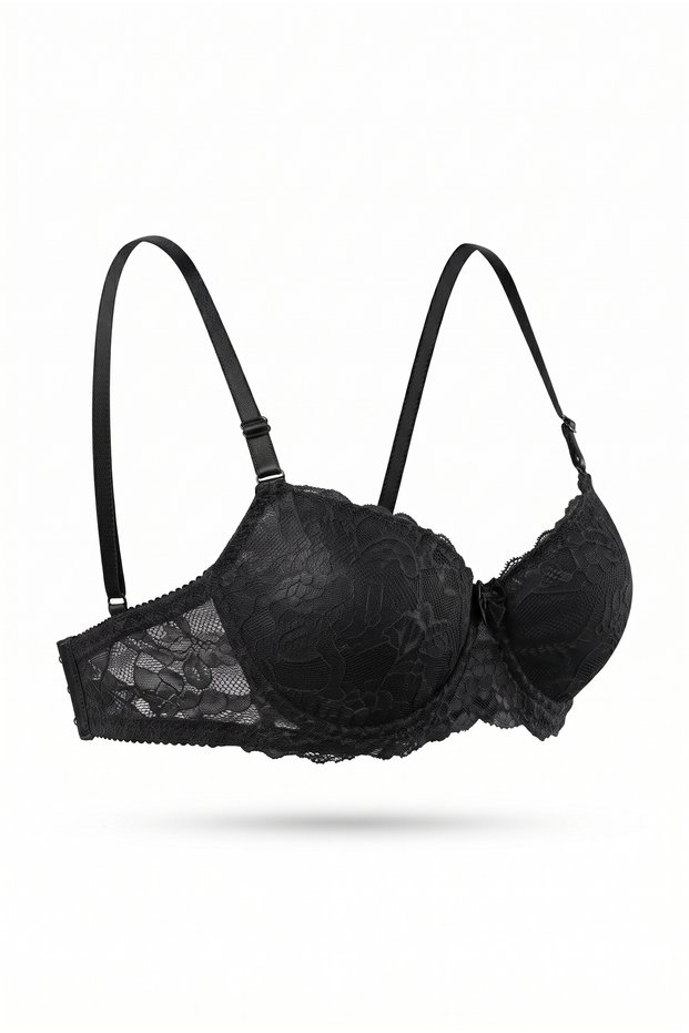 Silicone Unpadded Lace Bra