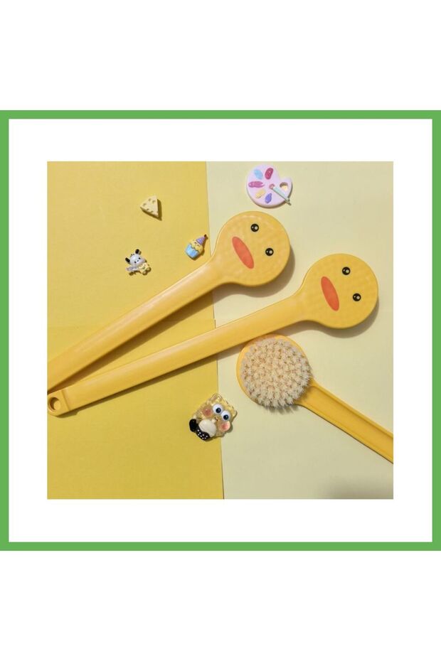 Soft-Bristled Body Scrub Brush with Duck Design GEN01