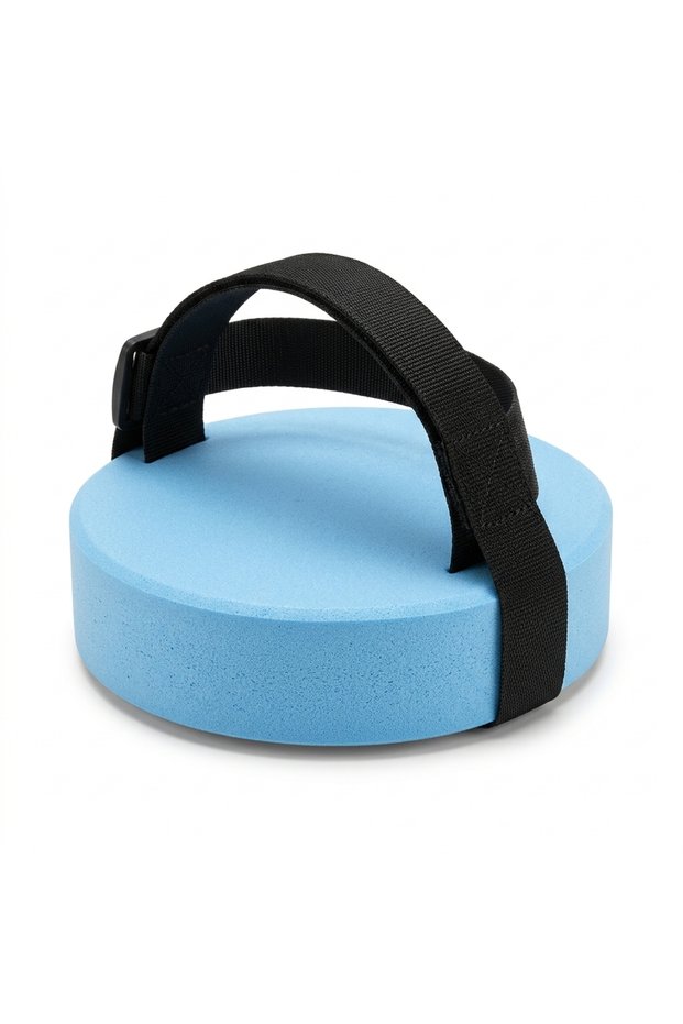 Aquatic Closed Chain Buoyancy Disk with Adjustable Foot Strap for Water Exercise, Pool Therapy, Hydrotherapy and Aquatic Fitness