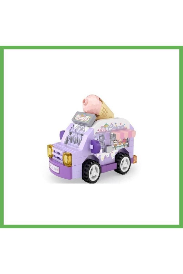 Lz-8638 Ice Cream Cart 140 Piece Block Toy-Mini Pocket Gen01