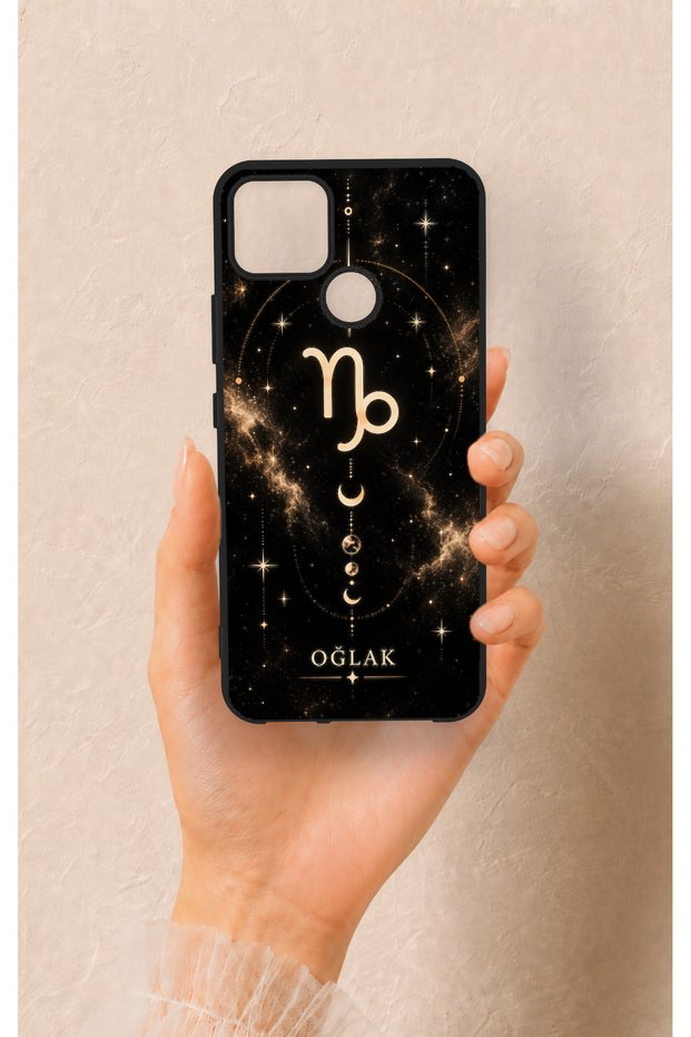 Realme C25 Compatible Capricorn-Themed Patterned Silicone Case