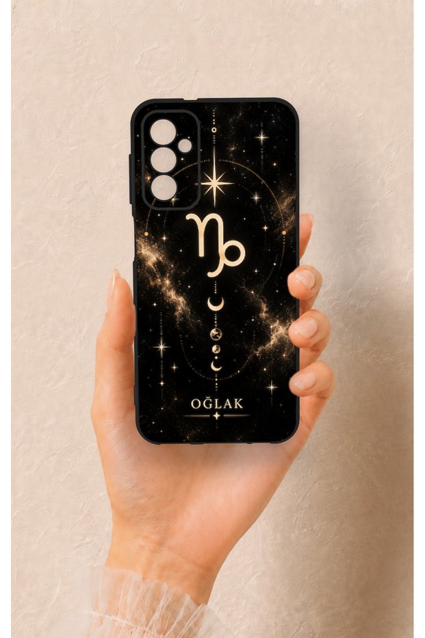 Samsung M13 Compatible Capricorn-Themed Patterned Silicone Case