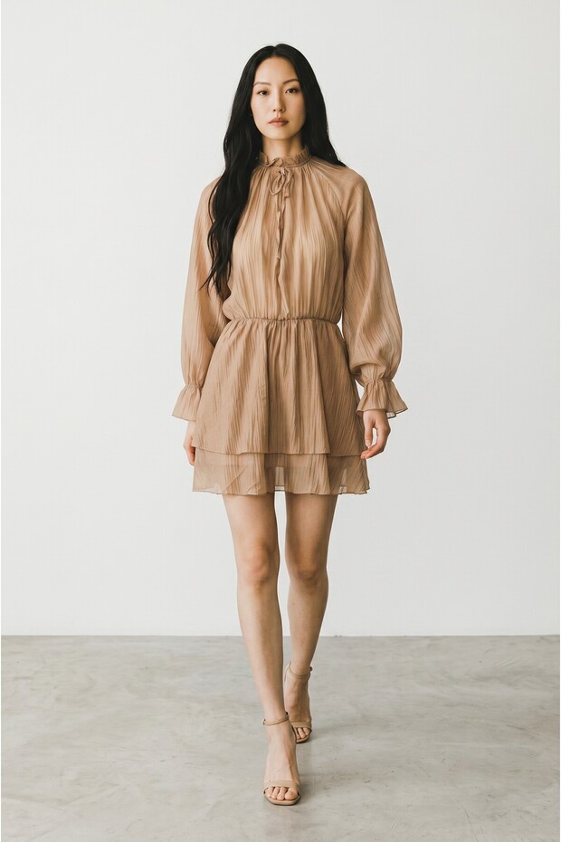 Rochie din amestec de lyocell
