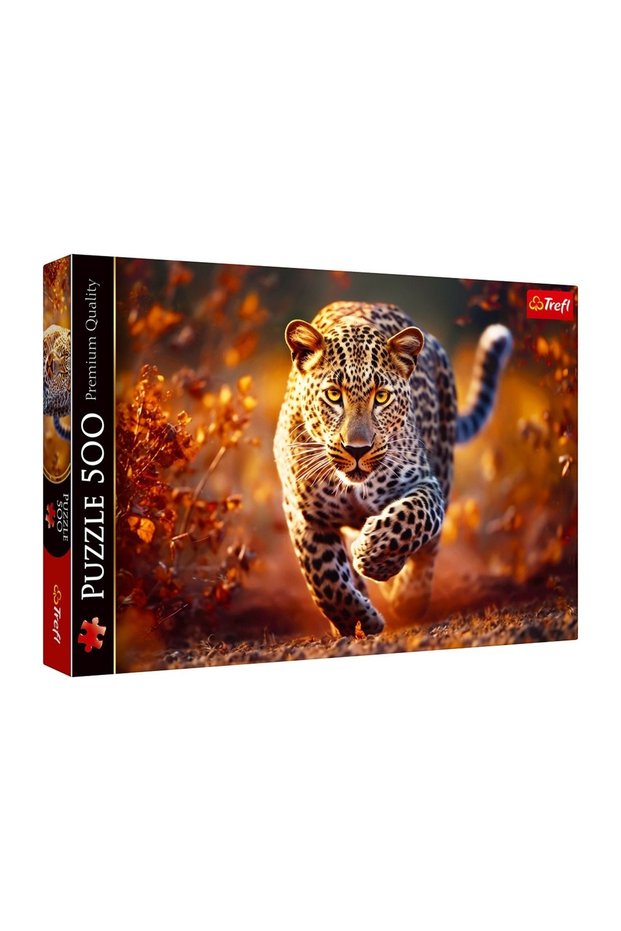 Puzzle Leopard (500 de piese) - – puzzle complex