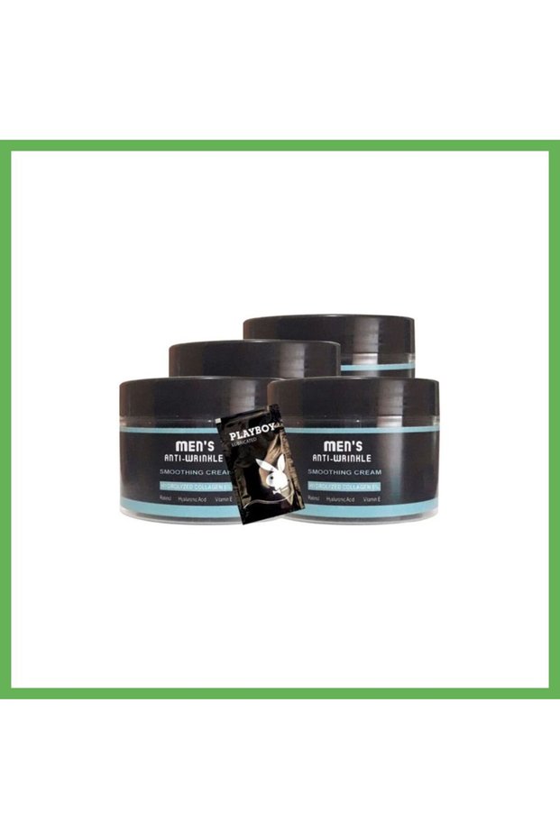 Men's 4-Pack 100 ml Snmp20356 Men's Facial Skin Cream Anti-Wrinkle Smoothing Cream + GEN01