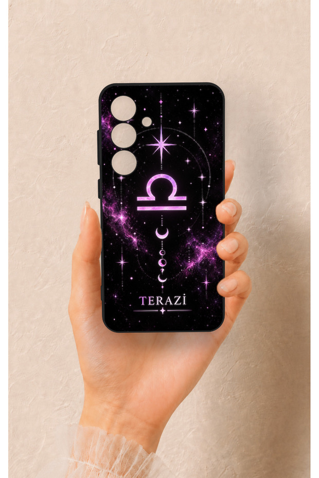 Samsung S24-Compatible Libra-Themed Patterned Silicone Case