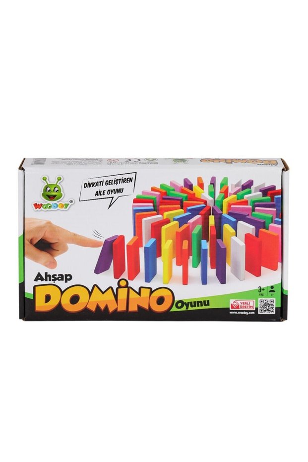 Kr116 Wooden Domino Game -Karsan Toy