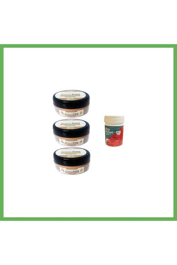 Three Brand Albanian Cream (3 pieces) + Russian Ointment (50 ml, 1 piece) GEN01