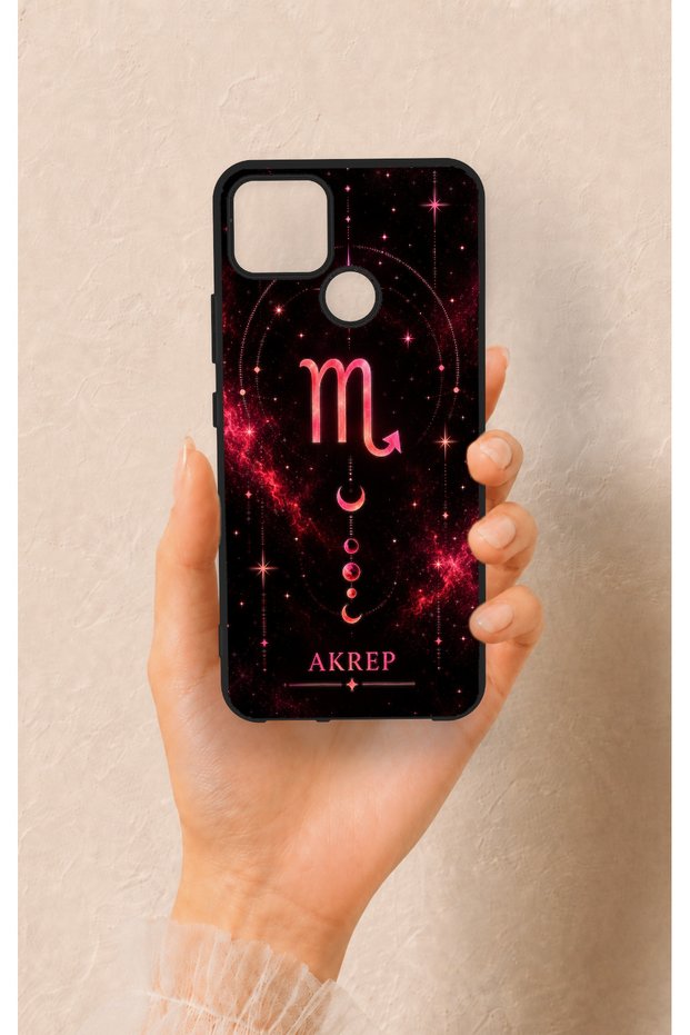 Realme C25 Compatible Scorpio-Themed Patterned Silicone Case