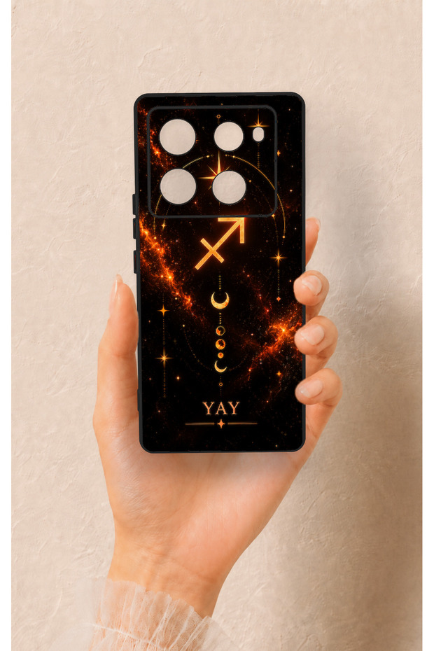 Infinix Note 40 Pro Compatible Silicone Case with Zodiac Sign Design