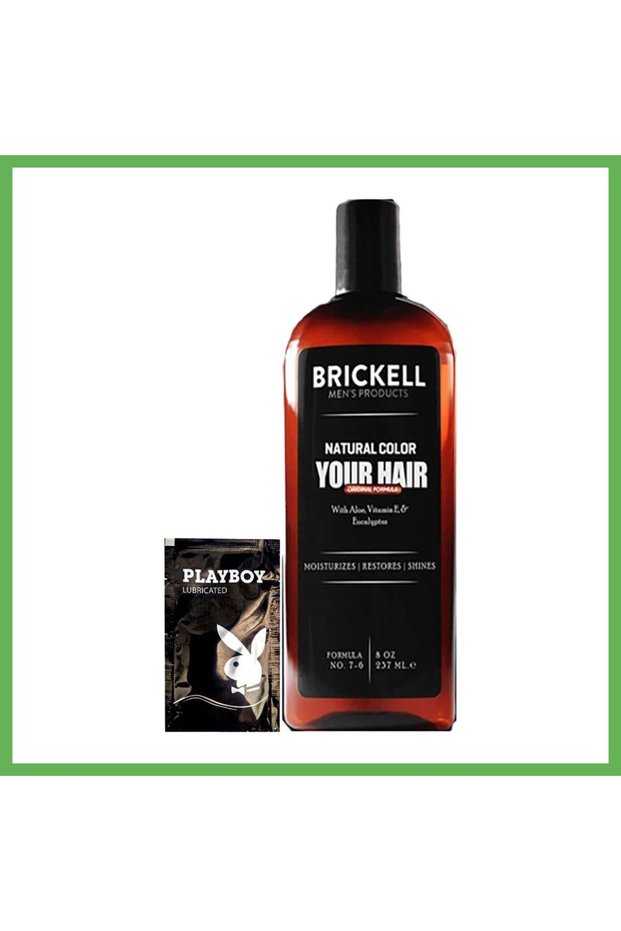 Brickell Men's Anti-White Hair and Beard Care Shampoo, 237 ml, GEN01