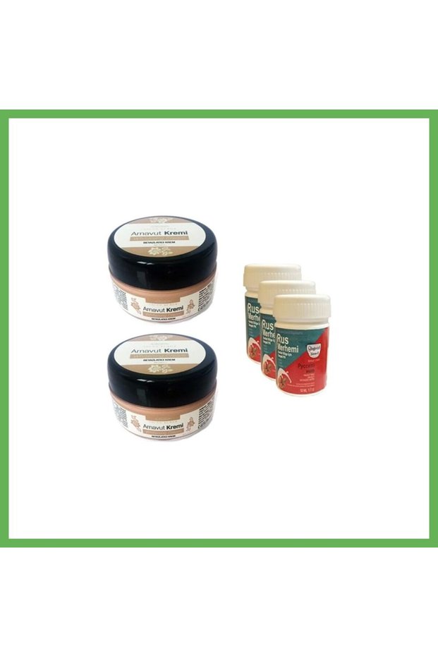 Three Brand Albanian Cream (2 pieces) + Russian Ointment (50 ml, 3 pieces) GEN01