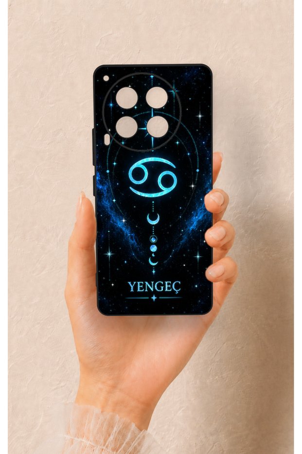 Tecno Camon 30 Compatible Cancer Zodiac-Themed Patterned Silicone Case