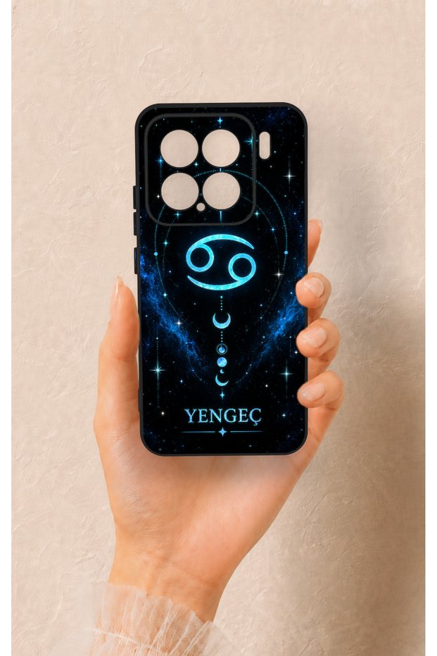 MI 15 5G-Compatible Silicone Case with Cancer Zodiac Sign Design