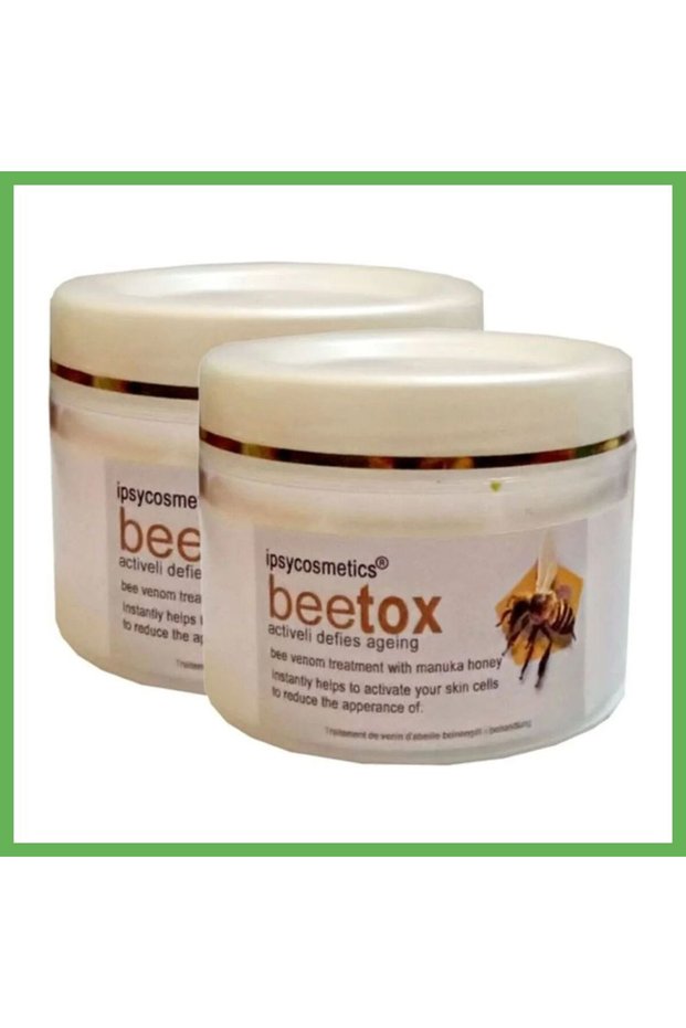 Super Ipsycosmetics Beetox Natural Bee Extract - Face, Skin, Décolleté, and Neck Cream 100 ml x 2 A GEN01