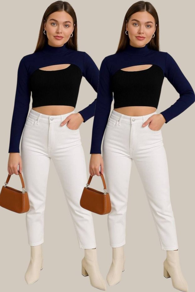 2 Pcs Neck Collar Sleeves for Islamic Clothing