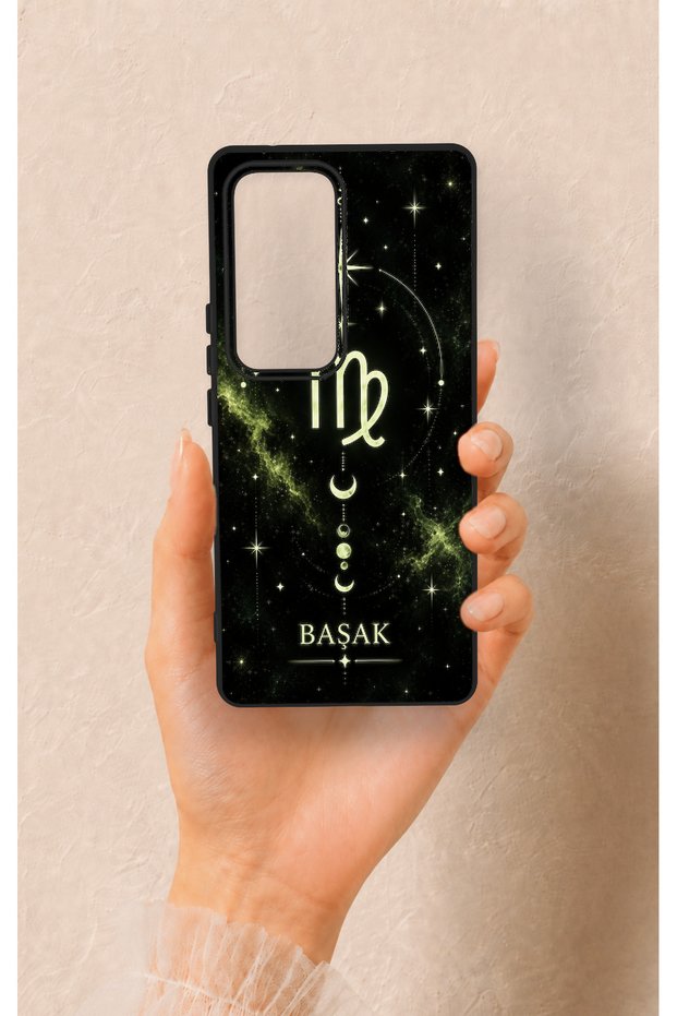 Vivo V30-Compatible Silicone Case with Virgo Zodiac Sign Pattern
