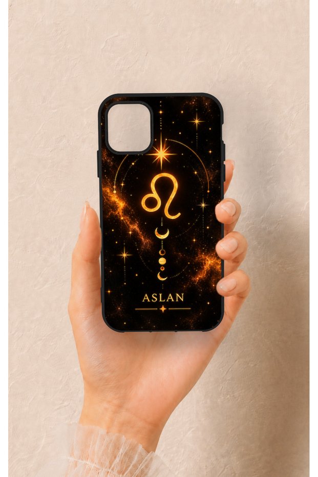 iPhone 11-Compatible Leo Zodiac-Themed Patterned Silicone Case