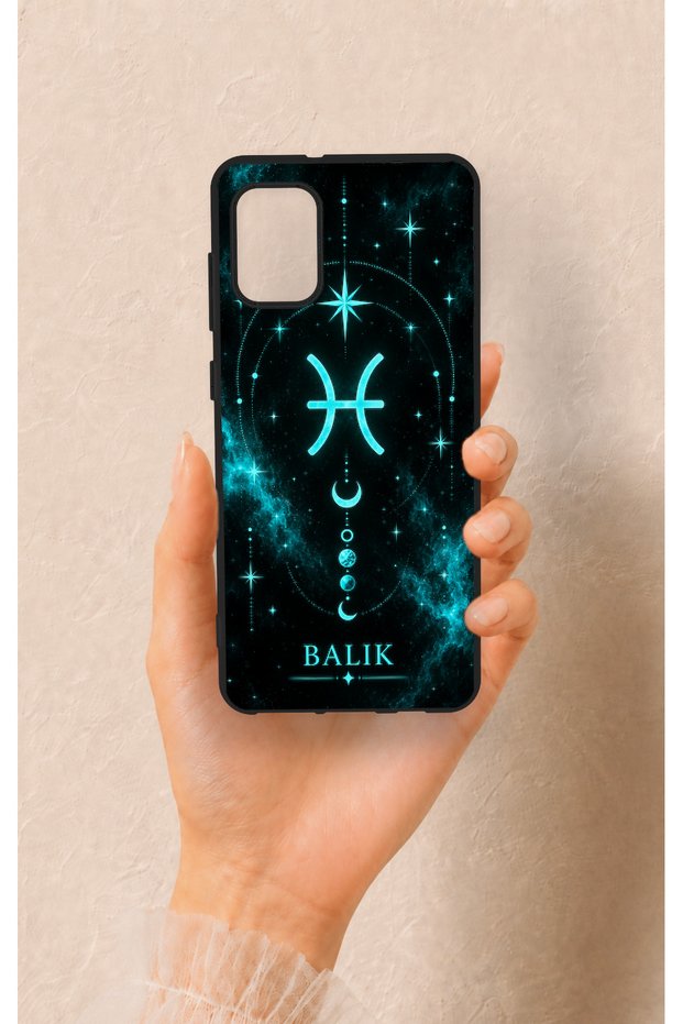 Samsung A31 Compatible Silicone Case with Pisces-Themed Pattern