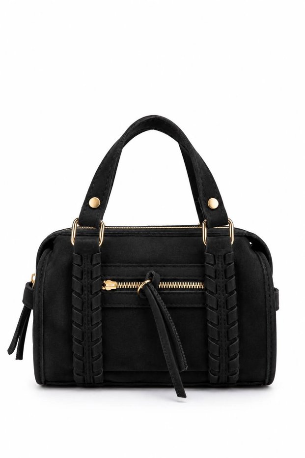 Jimmy Women's Crossbody Bag with Knitted and Dangling Details