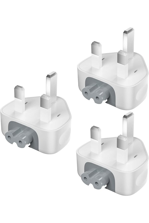 3 Pack UK Plug for MacBook Charger, Replacement Duckhead Power Adapter Head