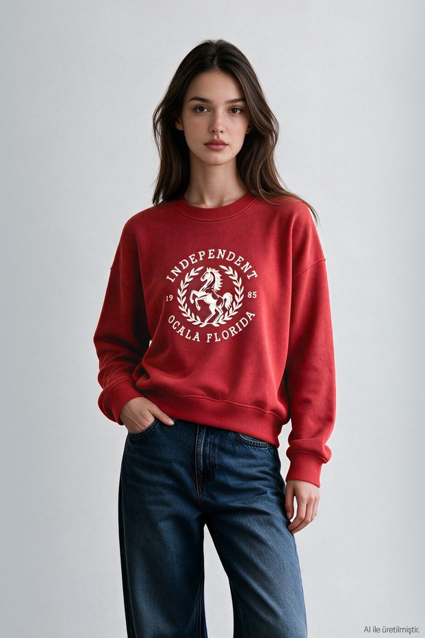 Women's Sweatshirt SWT02839 Red