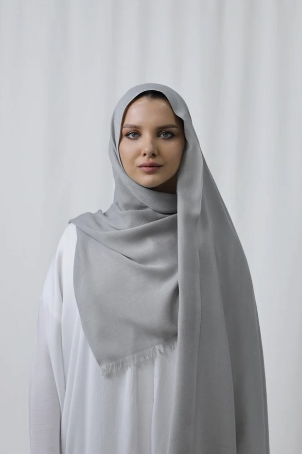 Cotton & Polyster -Pashmina Hijab – 185 × 75 cm | Soft & Elegant