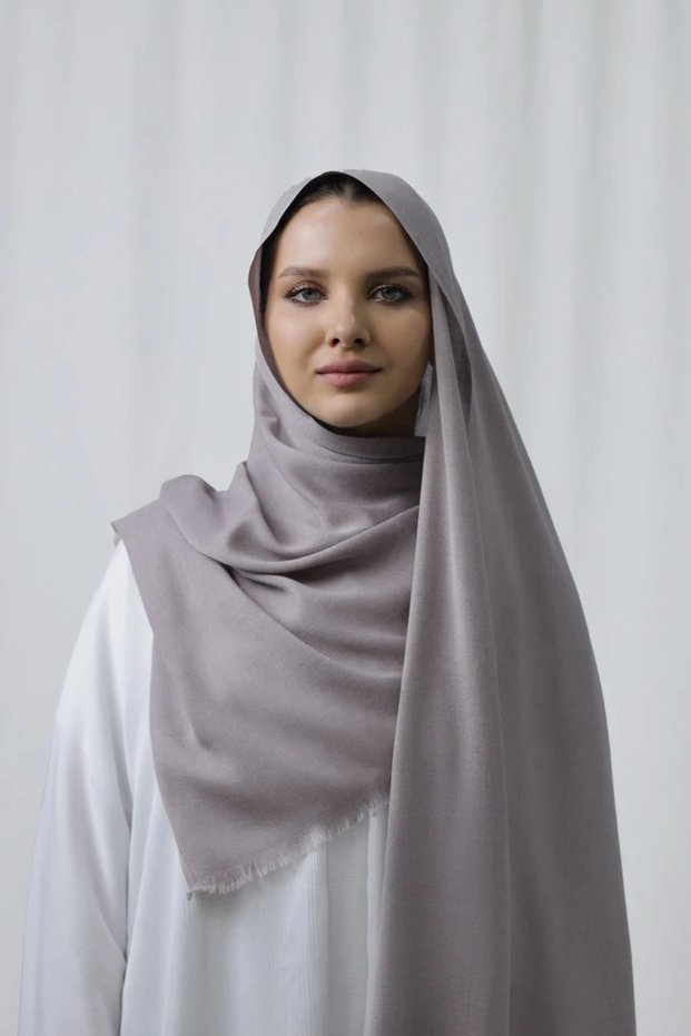 Cotton & Polyster -Pashmina Hijab – 185 × 75 cm | Soft & Elegant